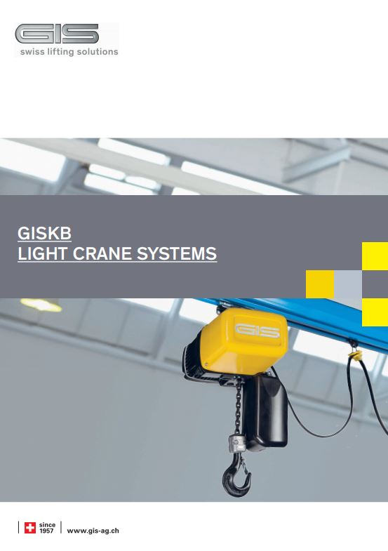 GIS KB Light Crane System - Datasheet - LTM Lift Turn Move