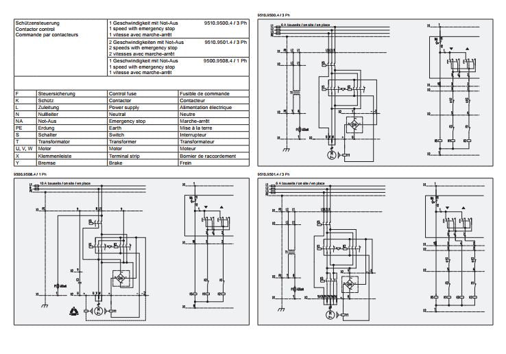 GIS GP 250/500 Electric Chain Hoist - Wiring Diagram - LTM Lift Turn Move