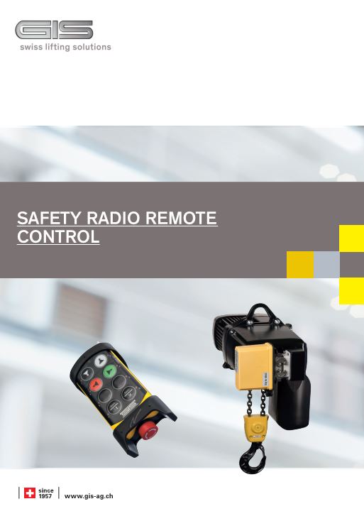 Radio Control Hoists - Datasheet - LTM Lift Turn Move